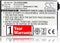 BT298555 Battery Replacement for V-TECH VM321 VM333 VM341 VM343 Safe & Sound Baby Monitor Parent Unit