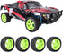 1/10 PreGlued 12mm Hex 2.2'' RC Buggy Wheels and Tires for Traxxas Redcat Shockwave WLtoys 144001 Off-Road Cars