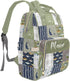 Noverbibi Backpack Mommy Daypack Custom Diaper Bag for Mom Fishing Personalized Name Large Nappy Nursing Orangizer