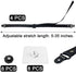 4 Pcs Adjustable TV Safety Straps, No-Drill TV Anchor for Baby Proofing, Prevent Furniture Falling and Anti Tip, TV