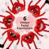 12 Pack ArtCreativity Heart Bendables - - Bendable Valentine Toys for Kids - Valentine Gift Party Favors for Boys