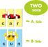 72 Word Spelling Puzzles with Error-Correction Mechanism in 3 and 4 Pieces, Perfect for Preschool Learning (36 Blocks Double Sided)