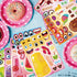 OTAITY 24 Sheets Make Your Own Ice Cream Stickers for Kids Toddlers, Make a Face Sticker Mix and Match Watermelon