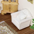 1 12 Dollhouse Couch with Pillow Scale Miniature Sofa Arm Chair Living Room Furniture Wooden Fabric Frame Single