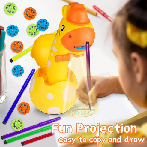 72 12 1 Drawing Projector for Kids, Trace and Draw Projector Toy for Toddler Girls & Boys, Learning Art Children