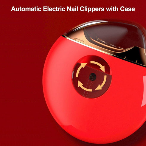 Trimming, Automatic Nail Clipper with Blade for Quick Nail Grinding and Nail Clippings Storage Box, Secure to Use