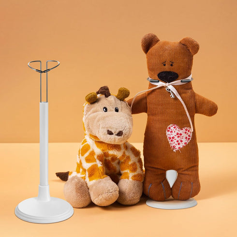 Toyvian Doll Stand Holder, Adjustable Storage Rack for 12 Inch Doll Display, Doll Stands for Action Figures