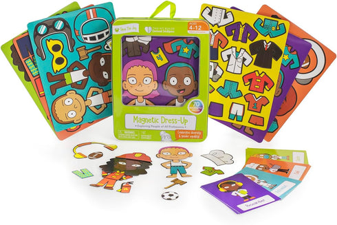 Magnetic Dress-up Playset for Kids - Mix and Match Magnetic Outfits, Accessories, and Characters - Ages 4 and Up