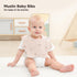 8 Pack 0-36 Bearmoss Baby Bibs for Drooling & Teething Muslin Cotton Soft Absorbent Adjustable Unisex Bibs Boys Girls