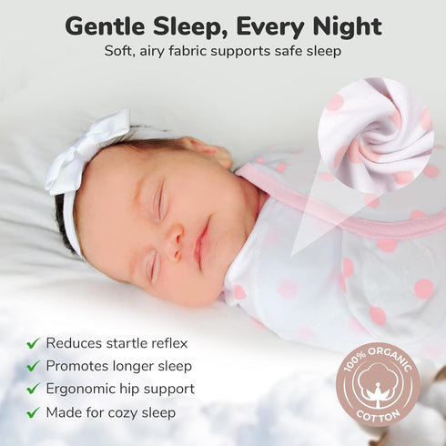 (0-3 3 Pack Mama Cheetah Baby Swaddle Blanket, Adjustable Newborn Swaddle Wrap for Infant Month), Soft Organic Cotton