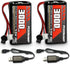 PCEONAMP 7.4V Li-ion Battery 3000mAh 2S Battery with SM-2P Plug Rechargeable High Capacity
