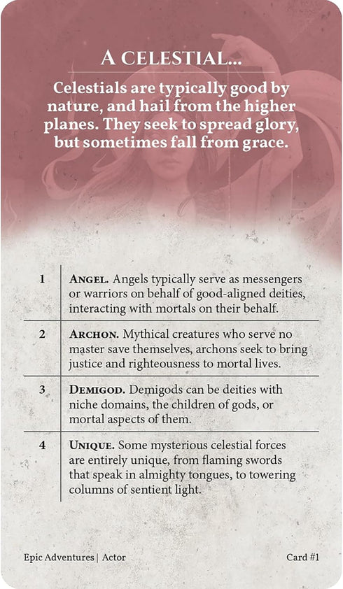 The Oracle Story Generator: Boxed Set - 5e RPG Storytelling Cards, 300 Themed Tarot Sized Cards