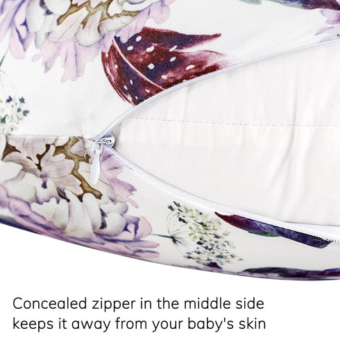 Set 1 Pack Nursing Pillow Cover, Nursing Pillowcase for Baby boy or Baby Girl, Nursing Pillow slipcover Cushion Cover