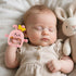 0-3 3-6 6-12 12-24 Chuya Baby Teething Toy for Months Bunny Mitten Toys Anti-Drop Chewable Hand Teether for Infant,Food