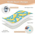 siphylline 52" 34" Cute Cartoon Banana Extra Large Resuable Potty Training Pee Pad Soft Absorbent Flat Crib Pads