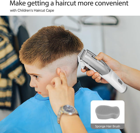 Trimmer Bimirth Baby Hair Clipper with Vacuum - Hair for Kids and Toddlers - Waterproof, Rechargeable, Cordless Hair