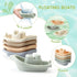 9PCS 6-12 1-3 Baby Bath Toys Mold Free Bath Toys for Babies Months Bathtub Water Toys with Easy Clean Silicone Bath Toy