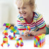 30 Pack Medium Snake Cube Fidget Toys Goodie Bag Stuffers for Kids, Treasure Box Toys for Classroom, Twist Puzzle