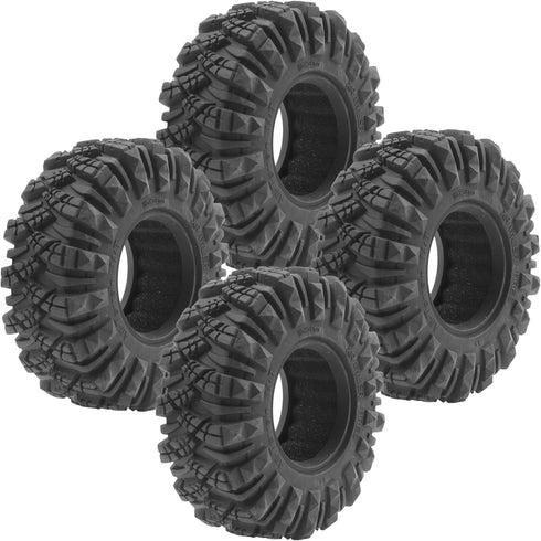 ShareGoo 1.9 inch RC Crawler Tires, Rubber Mud Tires OD 110mm, Compatible with Axial SCX10, Redcat Gen8, RC4WD