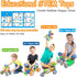 MOONTOY 11 in 1 STEM Toys for 4-8 Year Old Boys, Birthday Gifts Building Toys, Educational Blocks