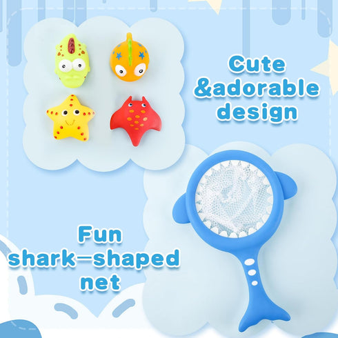 17Pcs 1-3 Swimming Small Water Table Toys for Toddlers - Super Easy to Clean, Baby Bath Toys Water Table Accessories