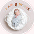 Windkream 29 1-12 Pcs Felt Baby Monthly Milestone Decor Numbers and Letters Newborn Birth Photography Props, Months