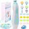 Baby Nail Trimmer Electric Nail File, Safe Nail Filer Grinder Kit for Newborns, with LED Light and 10 Grinding Heads
