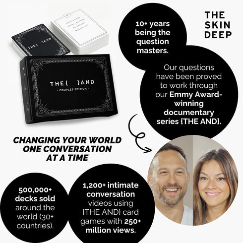 199 {THE AND} Couples Edition - Meaningful Conversation Cards for Couples - Questions to Deepen Connection & Build