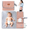 Portable Diaper Changing Pad, Large Foldable Baby Travel Changing Mat with Storage
