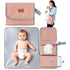Portable Diaper Changing Pad, Large Foldable Baby Travel Changing Mat with Storage