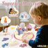 Sets 2 3 4 5 Wooden Birthday Party Cake Play Food for Toddler Year Old Girls Boys Kids Kitchen Accessories Pretend Play