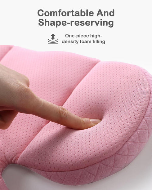 Infant Car Seat Insert Adjustable Head Support for Preemie Newborn Toddler, Reversible Baby Head Body Support Cushion