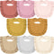 Lictin Muslin Baby Drool Bibs, 8 Pack Cotton Bandana Bibs for Unisex