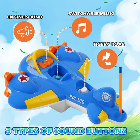 18+ 2 3 4 5 Remote Control Airplane for Kids - Birthday Gifts for Boys Toddlers Ages Months, Year Old, RC Cartoon