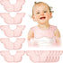 Geyoga 10 Pcs Baby Bibs, 360° Rotate Bandana Muslin Drool Bibs, Petal Bibs, Burp Gauze Cloths, Absorbent