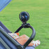 WEGA Rechargeable Stroller Fan, Portable Battery Operated Fan, 3 Speeds Clip on Fan for Car Seat, Crib, Home Office