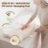 Baby Diaper Changing Pad with Wipeable & Waterproof PU Cover, Contoured Baby Changing Pad for Dresser, Non-Slip