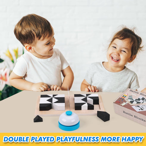 Brain Teaser Puzzle with 80 Challenges, Logic Toys for Kids, Wooden Blocks Puzzle, Birthday Gifts for Boys Girls
