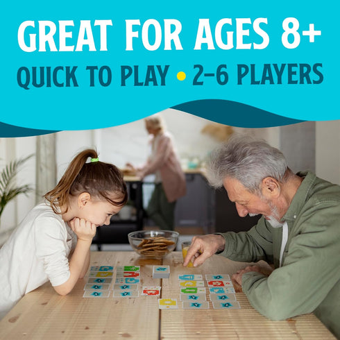 Blue Wasatch Games Ripple Card Game - Match, Stack, and Collect Combos on Your Beach. Easy to Learn and Fun for Kids