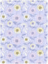 miaozhen 1 Pack 52x28 Cotton Baby Crib Sheets Comfy Breathable Blu Ray Sunflower Pastel Purple Crib Mattress Sheet