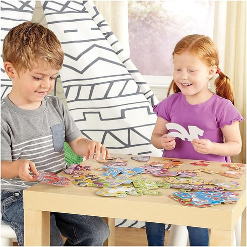 Learning Resources Number Puzzle Cards, 20 Self-Correcting Puzzles, 40 Pieces for Early Number Recognition, Ages 3+