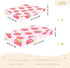 CZXW 52" 28" Red Strawberries Crib Sheets Fitted x Natural Cotton Soft & Breathable for Baby Crib Mattress