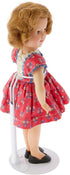 Plymor DSP-60W White Adjustable Doll Stand, Pack of 6, fits 10-14 inch Dolls, Waist 2-2.5 inches Wide
