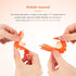 9 Chalyna Pcs Red Simulated Fake Shrimps Model Simulated Cooked Shrimps Artificial Fake Food Model for Kitchen Home