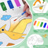 2 Pack Water Coloring Books for Toddlers, Mess Free Painting Set for Kids 3-6, Dinosaur & Animals Art Supplies for Gifts