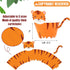 48 Pcs Jungle Safari Animal Cupcake Wrappers, Wild Party Cake Decorations for Baby Shower Birthday Themed Supplies