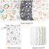 Happy Flute 9 Sets Girls(6-33 pounds,0-3 Bag+4Diapers 4Inserts (AD06) HappyFlute Newborn Baby Cloth Pocket Diapers