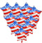 Soochat 4th of July Balloons, American Flag Mylar Balloons for Independence Day Party Decorations, 10Pcs