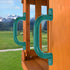 2 Pack Green 10'' Playground Handles - Outdoor Playset Grab Handles, Swing Set Hardware Kit for Kids
