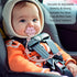 Toy Straps for Baby, Silicone Pacifier Clips, Silicone Adjustable Stretchable Pacifier Teether Straps for Strollers, High Chair, Cribs, Hanging Baskets, Car Seat, Shopping Trolley, BPA Free, 4 Pack